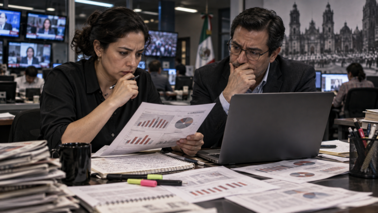 Datos públicos para evaluar a un candidato. Imagen editorial.